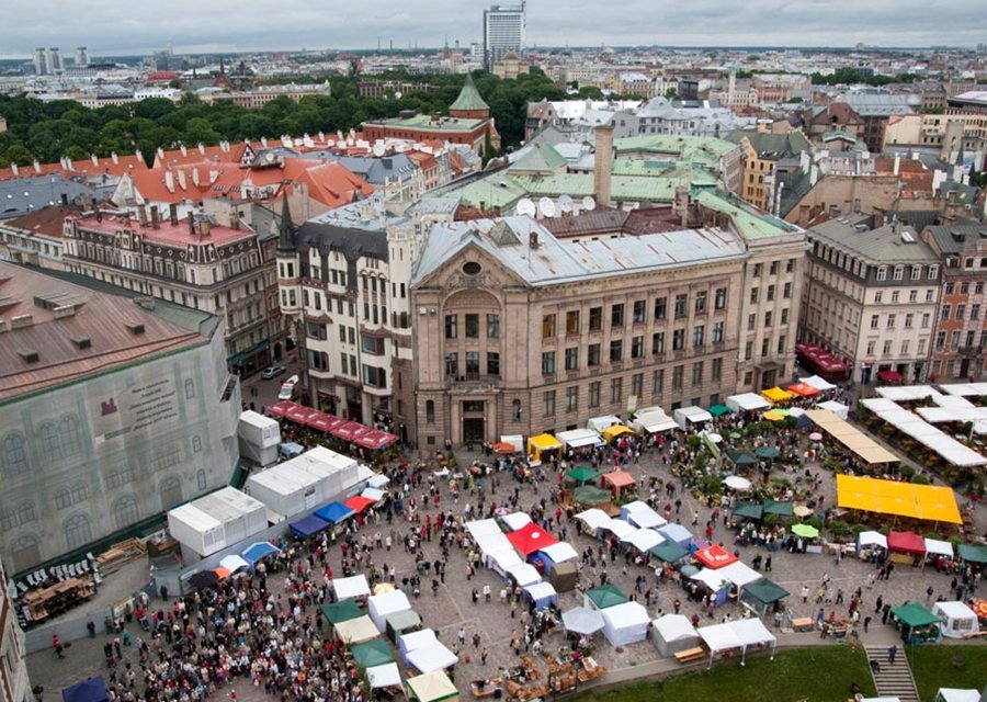 Dome Square, Riga, (photo by Micah Sarut)
